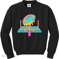 Football Ice Cream Drip Kids Sweatshirt thumb 0