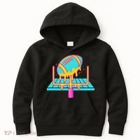 Football Ice Cream Drip Kids Hoodie thumb 0