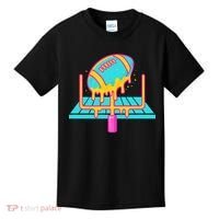 Football Ice Cream Drip Kids T-Shirt thumb 0