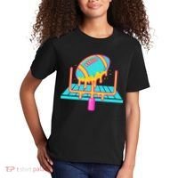 Football Ice Cream Drip Kids T-Shirt thumb 2