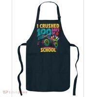 Funny I Crushed 100 Days Of School Monster Truck Apron thumb 0
