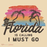 Florida Is Calling I Must Go Summer Vacation Gift Tote Bag thumb 4