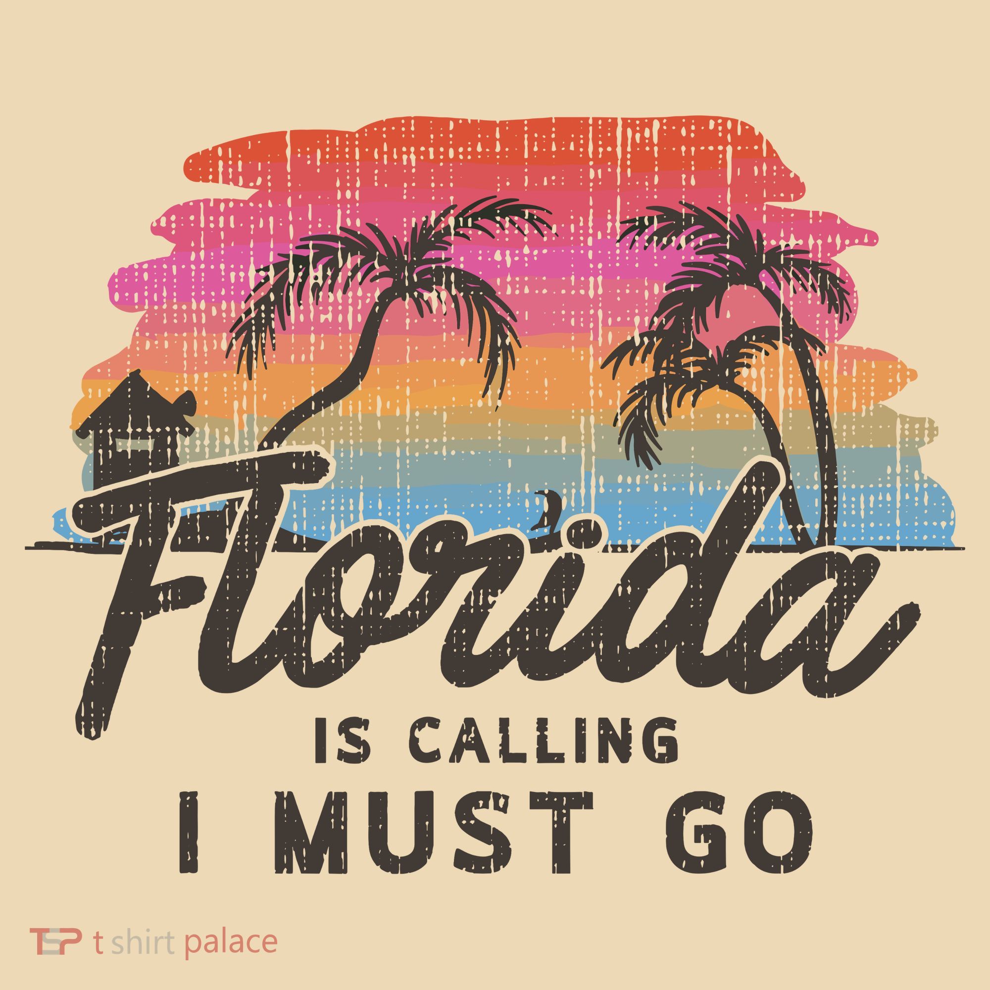 Florida Is Calling I Must Go Summer Vacation Gift Tote Bag