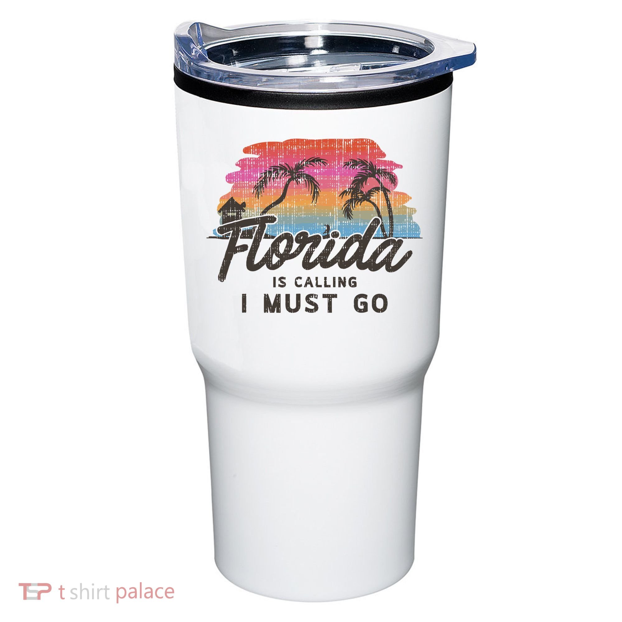 Florida Is Calling I Must Go Summer Vacation Gift Tumbler