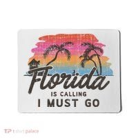 Florida Is Calling I Must Go Summer Vacation Gift Mousepad thumb 0