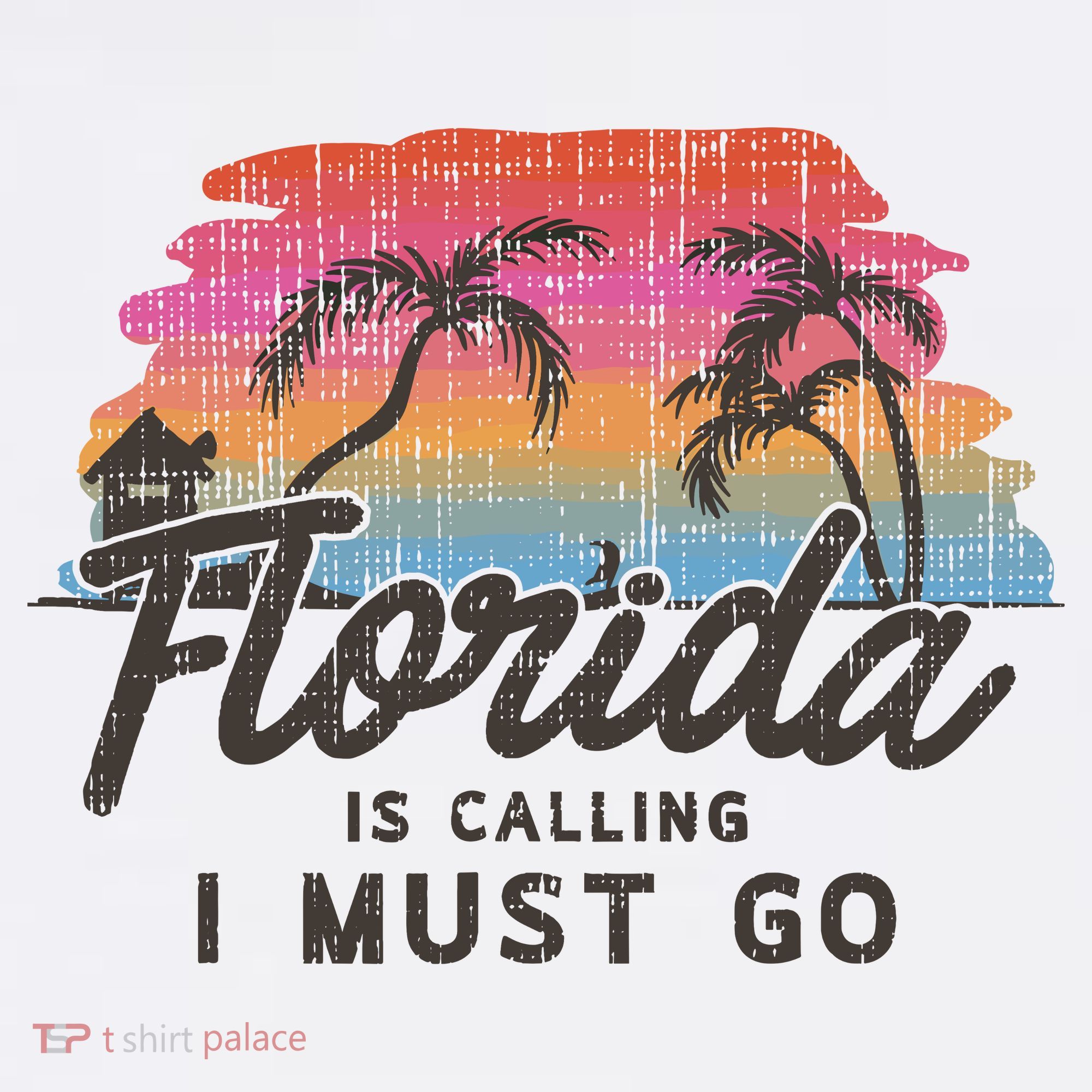 Florida Is Calling I Must Go Summer Vacation Gift Visor