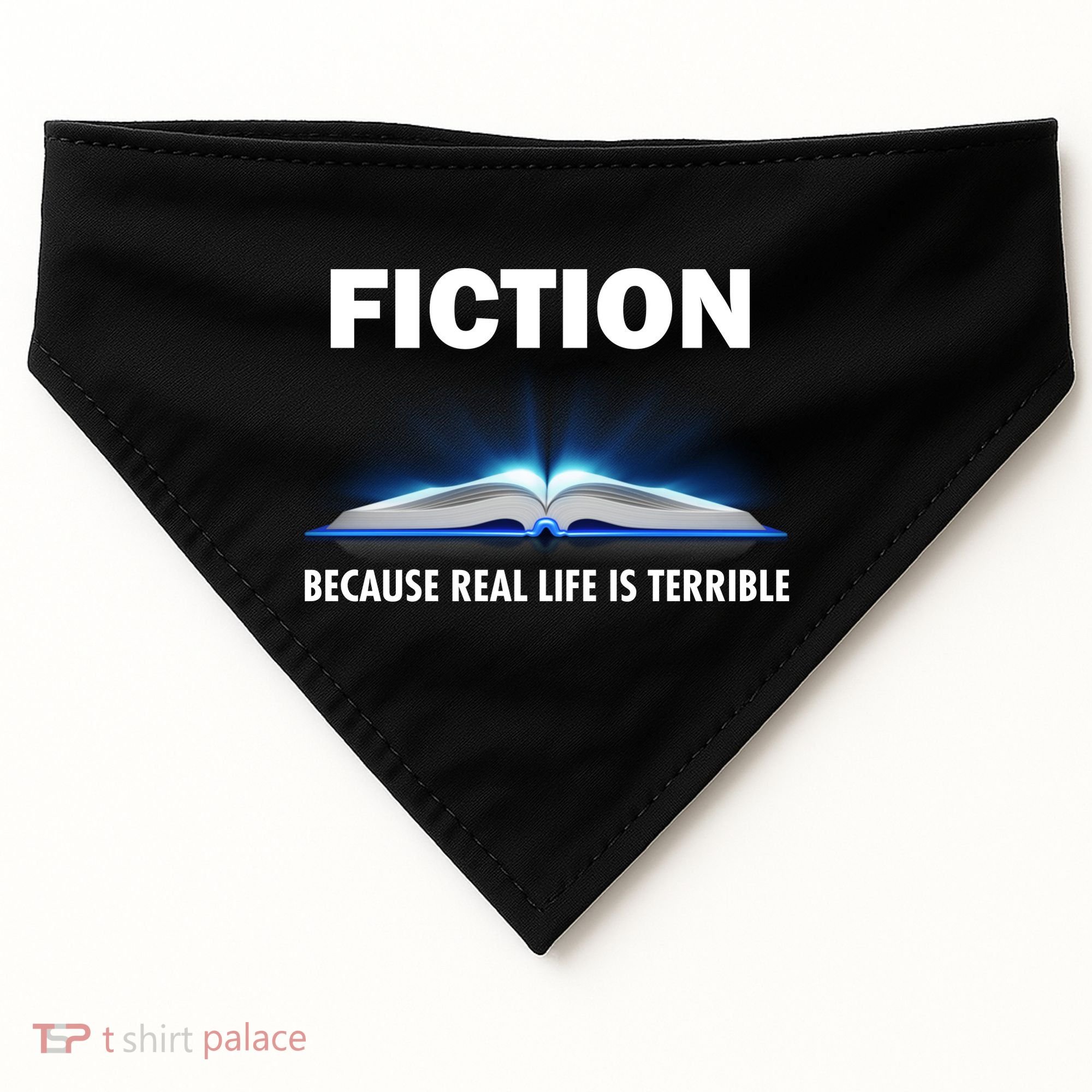 Fiction Because Real Life Is Terrible USA-Made Doggie Bandana