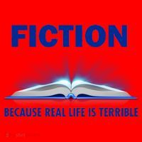Fiction Because Real Life Is Terrible Santa Hat thumb 1
