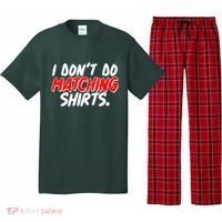 Funny I Don't Do Matchong Shirts Pajama Set thumb 0