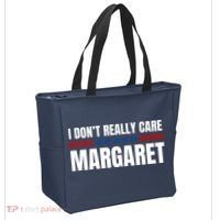 Funny I DonT Really Care Margaret Tote Bag thumb 2