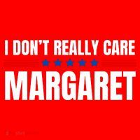 Funny I DonT Really Care Margaret Santa Hat thumb 1