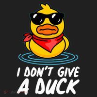 Funny I Dont Give A Duck Women's Sweatshirt thumb 2