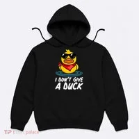 Funny I Dont Give A Duck Hoodie thumb 0