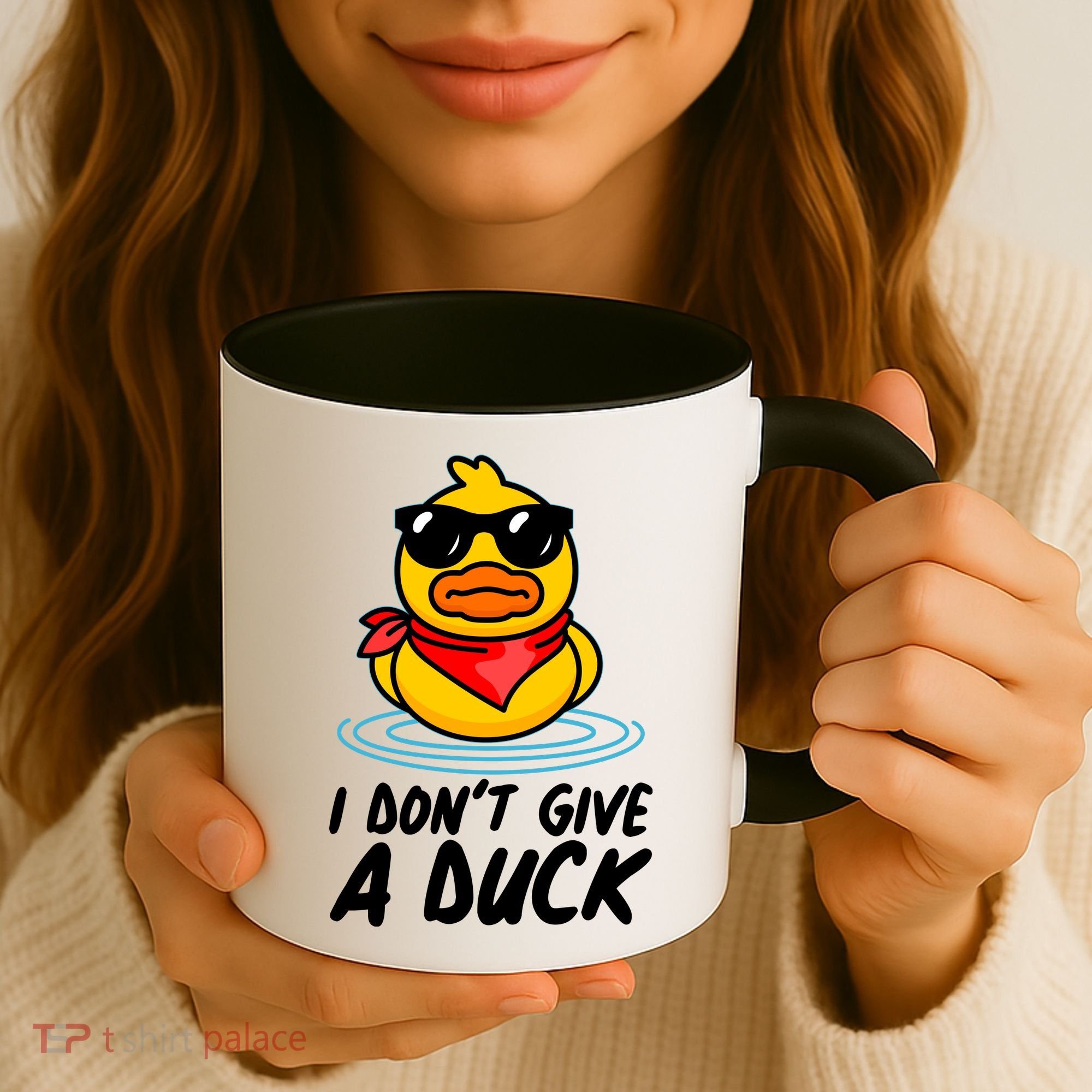 Funny I Dont Give A Duck Coffee Mug