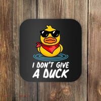 Funny I Dont Give A Duck Coaster thumb 0