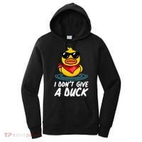 Funny I Dont Give A Duck Women's Hoodie thumb 0