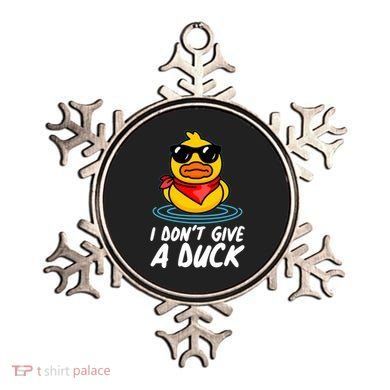 Funny I Dont Give A Duck Ornament