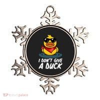 Funny I Dont Give A Duck Ornament thumb 0