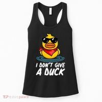 Funny I Dont Give A Duck Women's Tank Top thumb 0