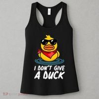 Funny I Dont Give A Duck Women's Tank Top thumb 3