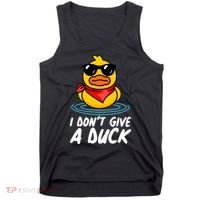 Funny I Dont Give A Duck Tank Top thumb 0