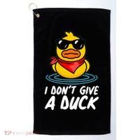 Funny I Dont Give A Duck Golf Towel thumb 0