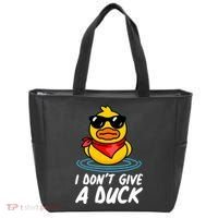 Funny I Dont Give A Duck Tote Bag thumb 0