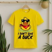 Funny I Dont Give A Duck T-Shirt thumb 2