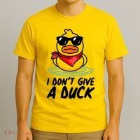 Funny I Dont Give A Duck T-Shirt thumb 3