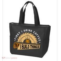 First I Drink Coffee Then I Build Things  Woodworking  Tote Bag thumb 3