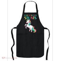 Funny I Do My Own Stunts Broken Arm Cute Magical Unicorn Apron thumb 0