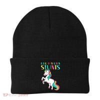 Funny I Do My Own Stunts Broken Arm Cute Magical Unicorn Beanie thumb 0