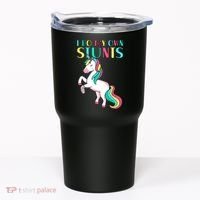 Funny I Do My Own Stunts Broken Arm Cute Magical Unicorn Tumbler thumb 0