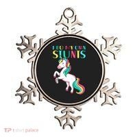 Funny I Do My Own Stunts Broken Arm Cute Magical Unicorn Ornament thumb 0