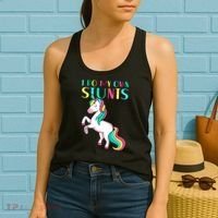 Funny I Do My Own Stunts Broken Arm Cute Magical Unicorn Women's Tank Top thumb 2