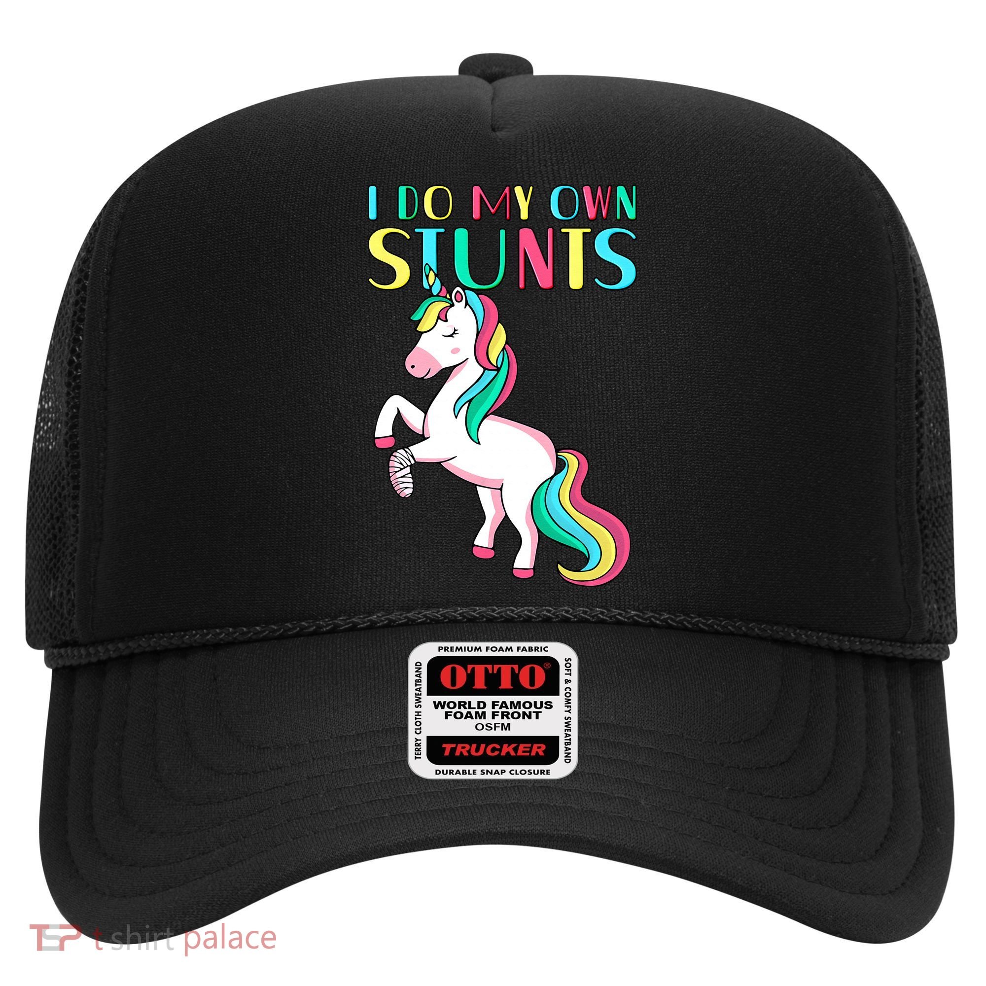 Funny I Do My Own Stunts Broken Arm Cute Magical Unicorn Hat
