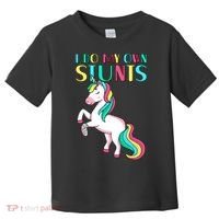 Funny I Do My Own Stunts Broken Arm Cute Magical Unicorn Toddler T-Shirt thumb 0