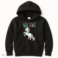 Funny I Do My Own Stunts Broken Arm Cute Magical Unicorn Kids Hoodie thumb 0