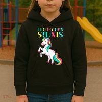 Funny I Do My Own Stunts Broken Arm Cute Magical Unicorn Kids Hoodie thumb 3