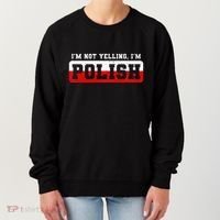 Funny I DonT Scream IM Polish Funny Women's Sweatshirt thumb 0