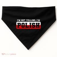 Funny I DonT Scream IM Polish Funny USA-Made Doggie Bandana thumb 0