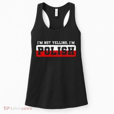 Funny I DonT Scream IM Polish Funny Women's Tank Top