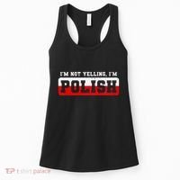 Funny I DonT Scream IM Polish Funny Women's Tank Top thumb 0