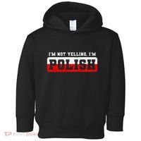 Funny I DonT Scream IM Polish Funny Toddler Hoodie thumb 0