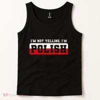 Funny I DonT Scream IM Polish Funny Tank Top thumb 2