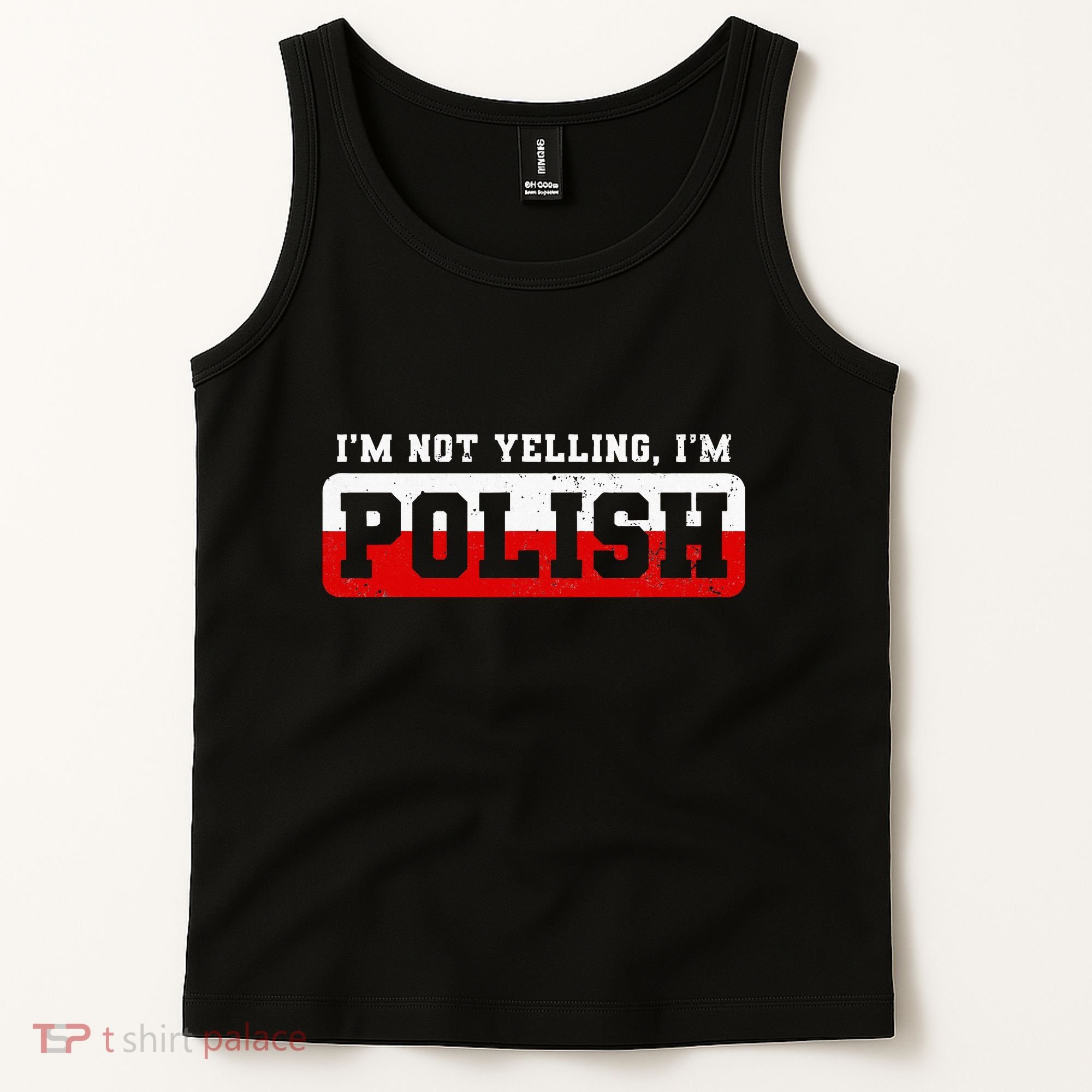 Funny I DonT Scream IM Polish Funny Tank Top