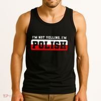 Funny I DonT Scream IM Polish Funny Tank Top thumb 3