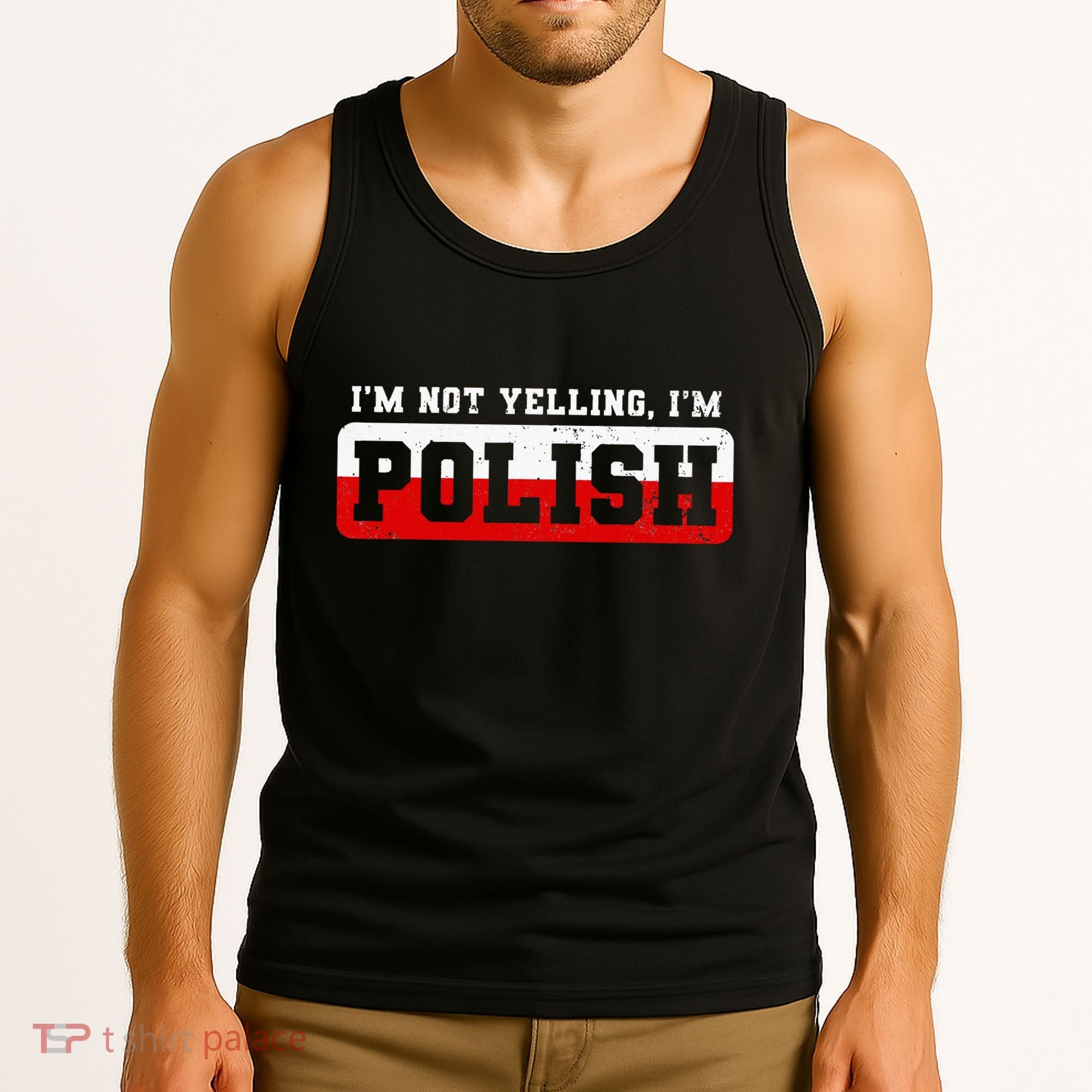 Funny I DonT Scream IM Polish Funny Tank Top