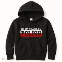 Funny I DonT Scream IM Polish Funny Kids Hoodie thumb 0