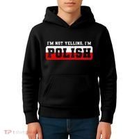 Funny I DonT Scream IM Polish Funny Kids Hoodie thumb 4